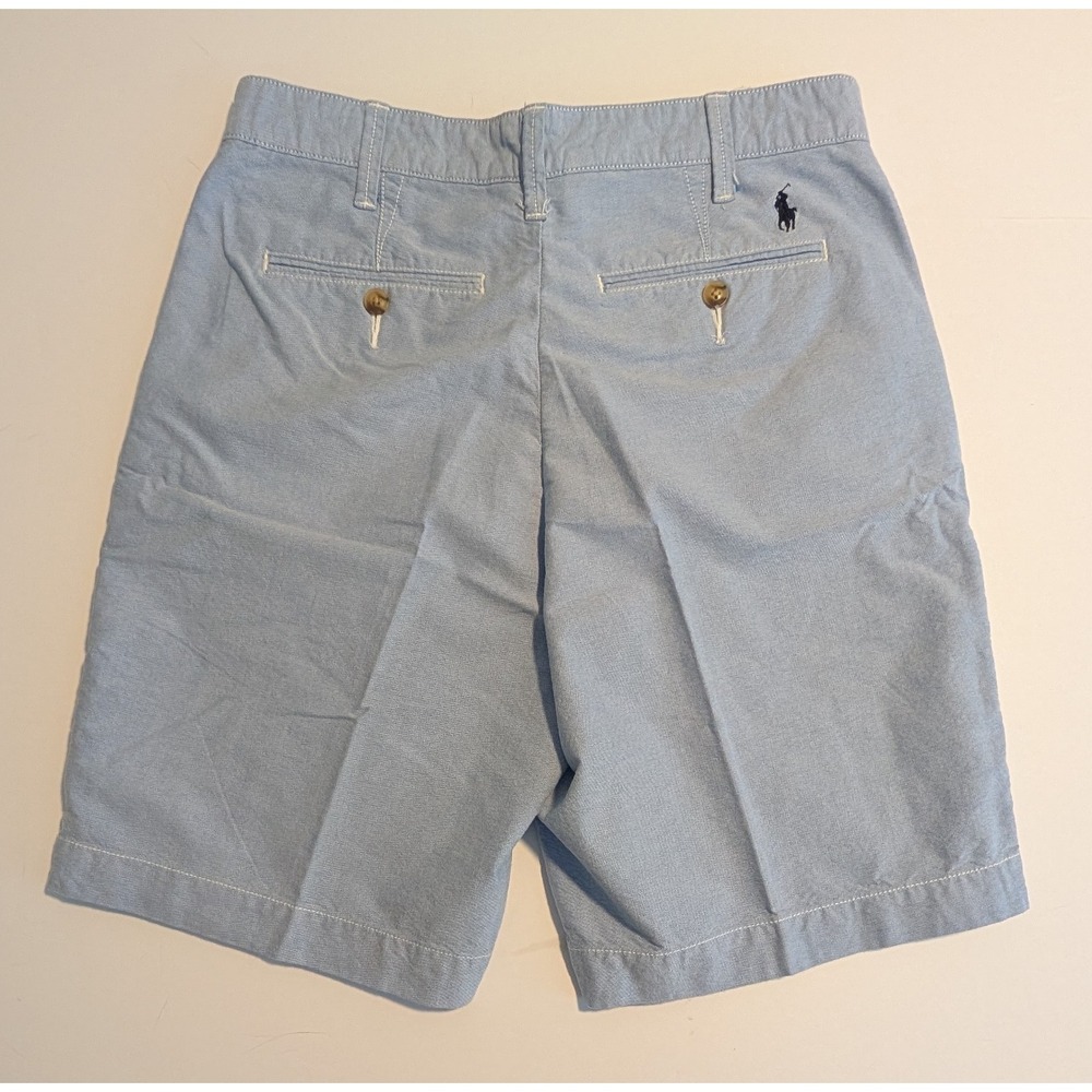 Polo Ralph Lauren Mens 31 (tag 30) Oxford Cotton Relaxed Fit Chino Shorts NICE!